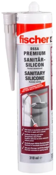 Fischer Sanitärsilikon DSSA TP