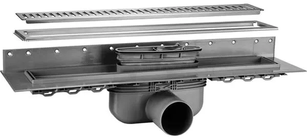 Purus line Bodenablauf Set 800 mm