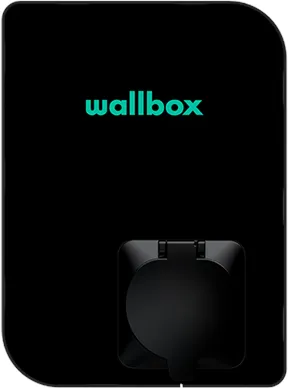 Wallbox Copper SB -Ladebox Wi-Fi 22 kW Typ 1 und 2, schwarz