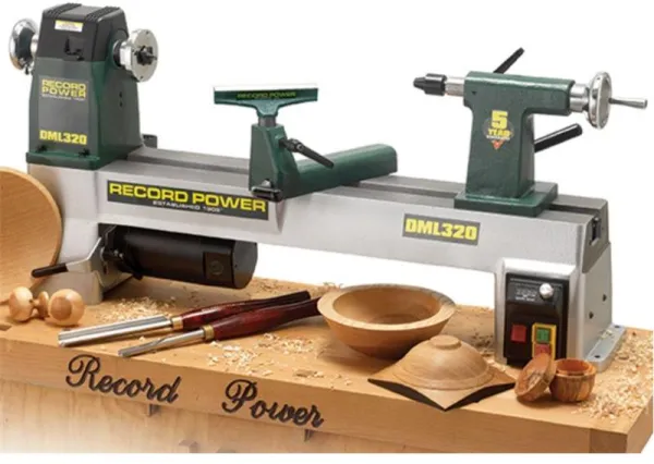 Record Drehbank DML320 mit variabler Geschwindigkeit - M33